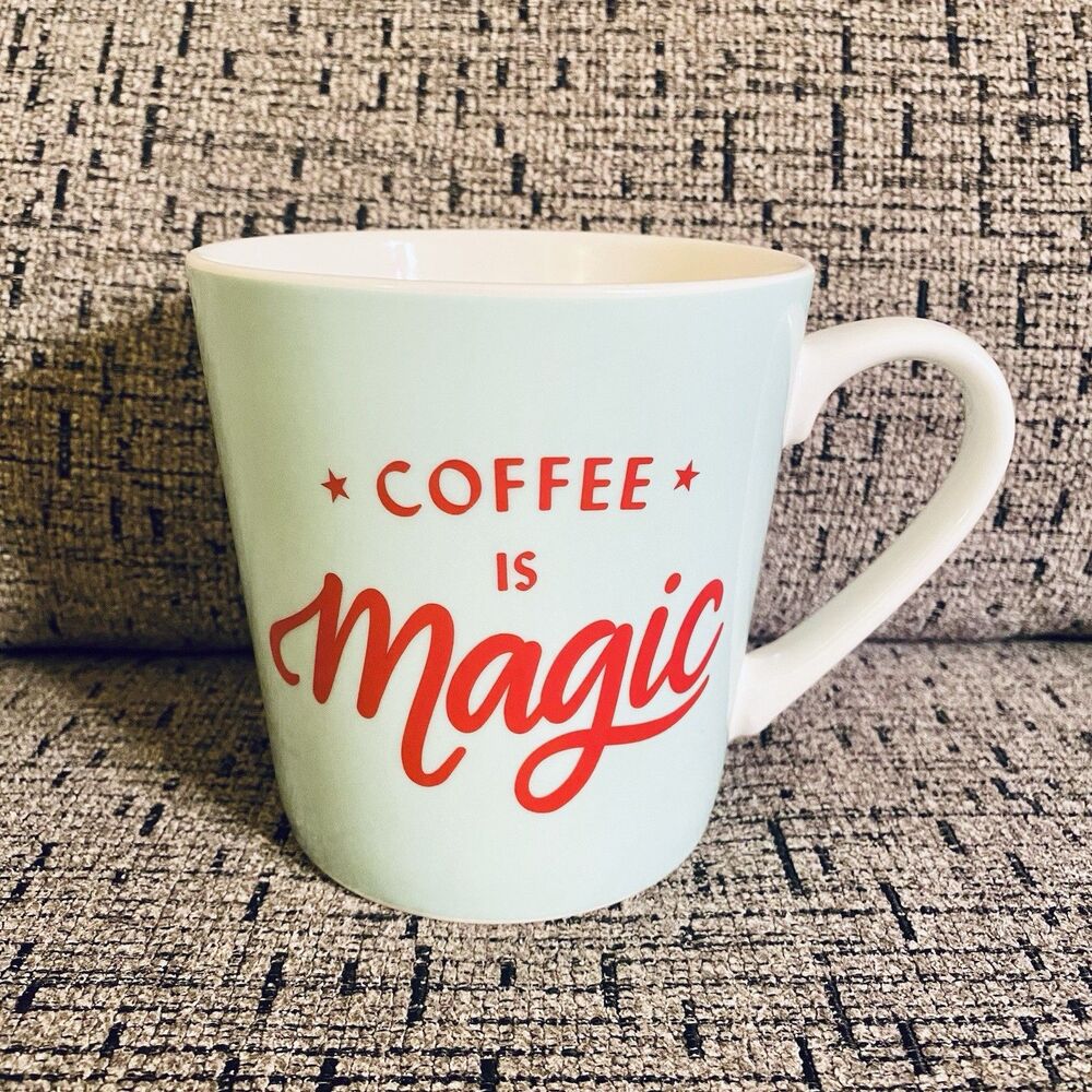 Starbucks Coffee Is Magic 18oz Large Ceramic Mug Red Script 2019